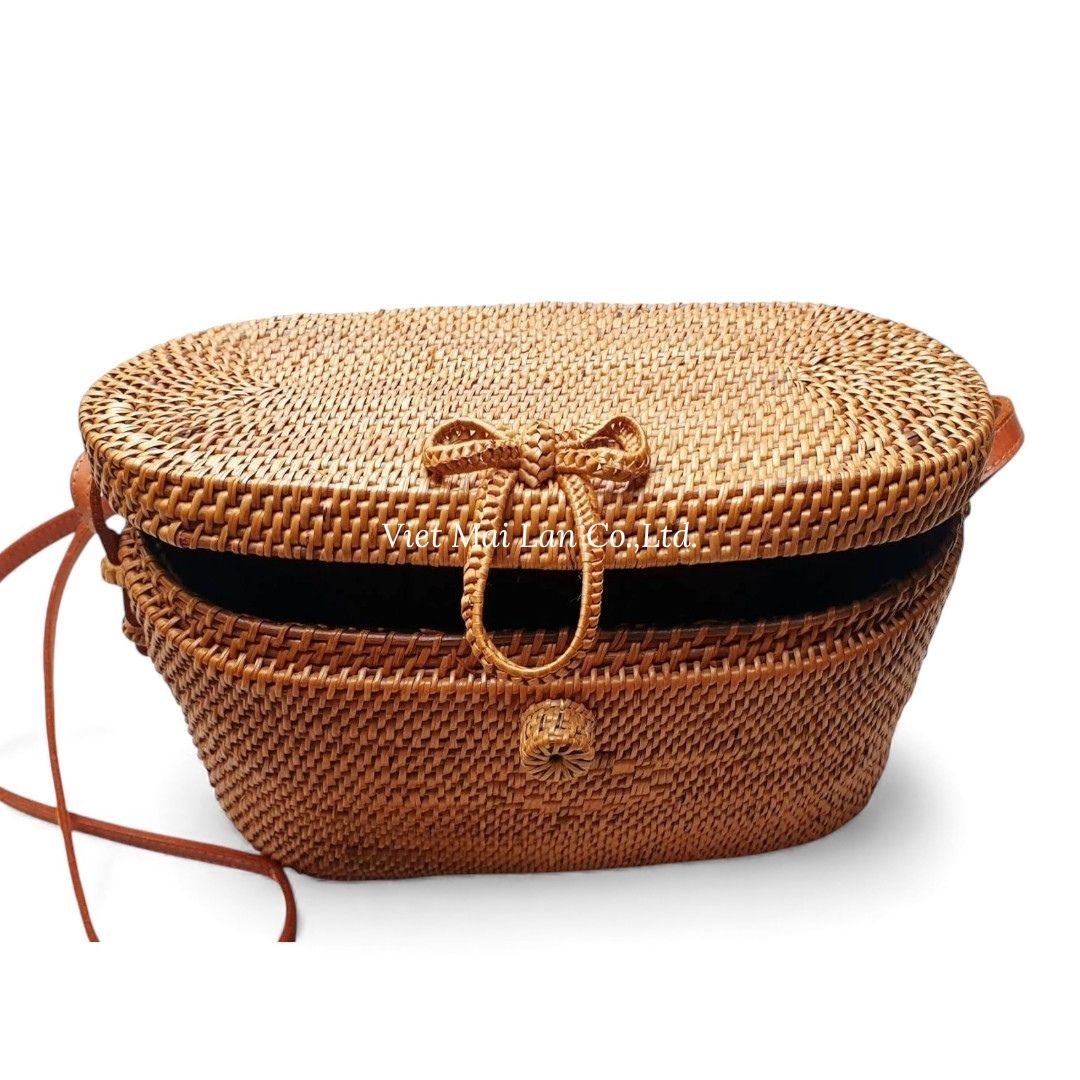 Natural Beach Style Rattan Bag