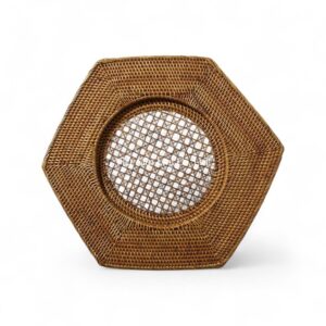 Natural Brown Rattan Charger Plate