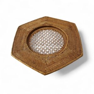 Natural Brown Rattan Charger Plate