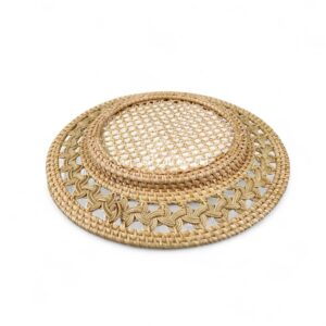 Natural Brown Rattan Charger Plate