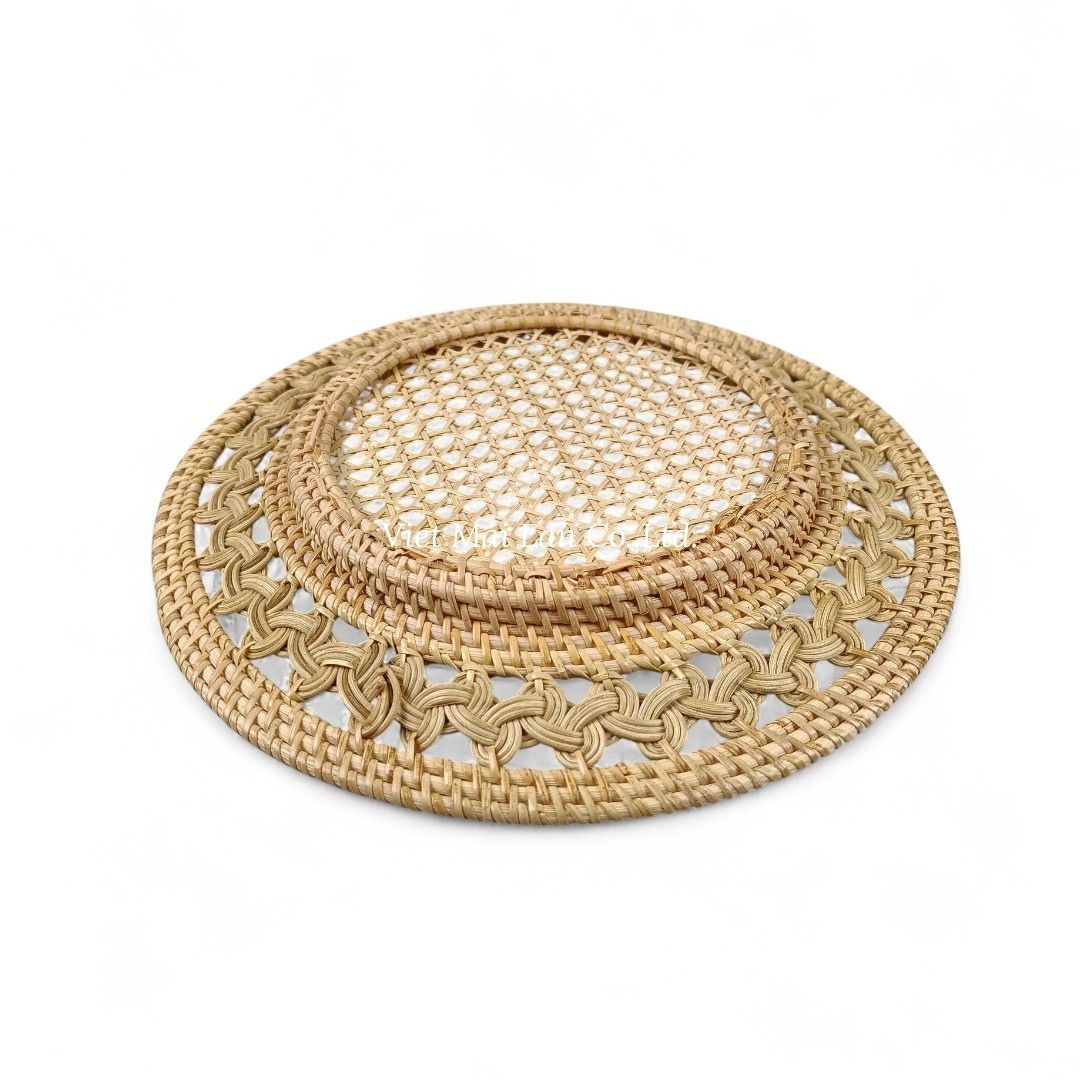Natural Brown Rattan Charger Plate
