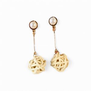 Natural Eco Rattan Earrings