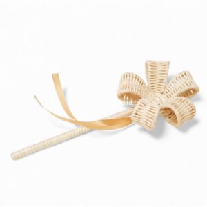 Natural Floral Rattan Wand