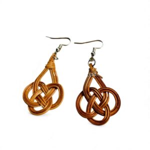 Natural Flower Rattan Earrings