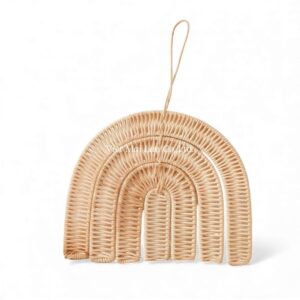 Natural Rainbow Rattan Kids Wall Decor
