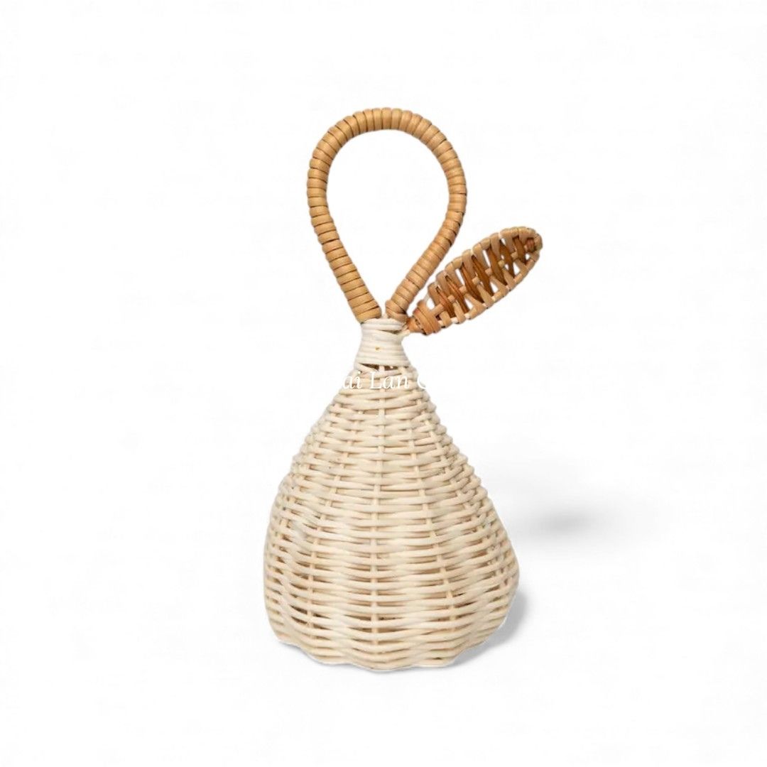 Natural Rattan Baby Rattle