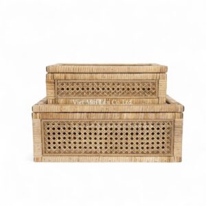 Natural Rattan Box