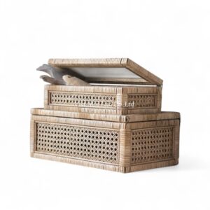 Natural Rattan Box