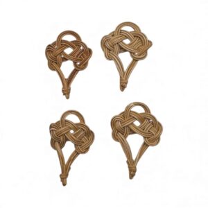 Natural Rattan Charm for Jewelry