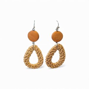 Natural Rattan Earrings