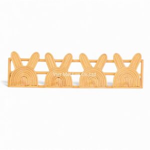 Natural Rattan Kids Wall Shelf