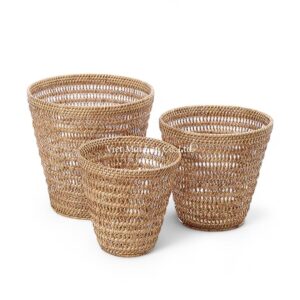 Natural Rattan Laundry Basket
