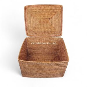 Natural Rattan Storage Basket