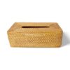 Natural Rectangular Rattan Tissue Box
