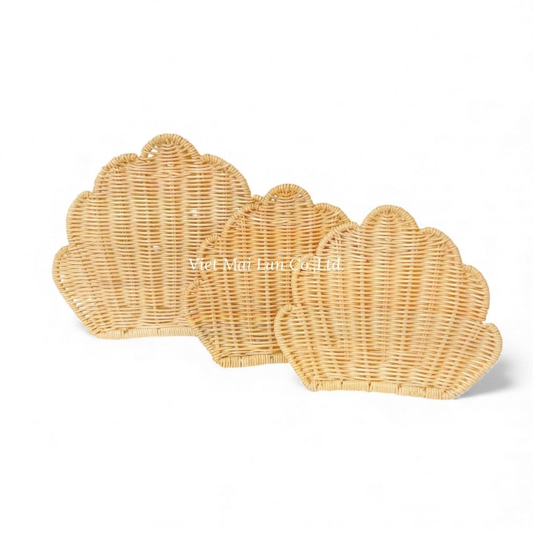 Natural Shell Rattan Kids Wall Decor