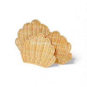 Natural Shell Rattan Kids Wall Decor