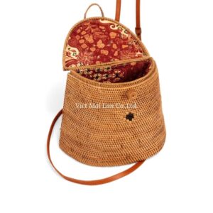 Natural Shoulder Rattan Bag