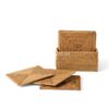 Natural Square Rattan Coaster Set