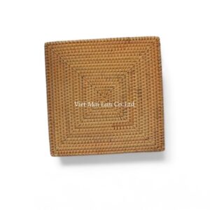 Natural Square Rattan Placemat