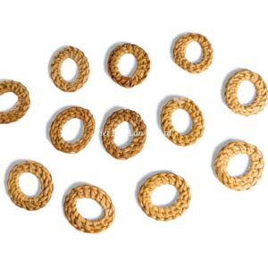 Natural Vintage Rattan Charm