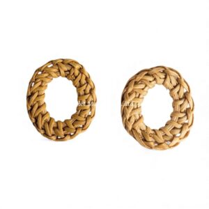 Natural Vintage Rattan Charm