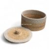 Natural White Rattan Box