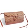 Natural Woven Rattan Bag