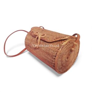 Natural Woven Rattan Bag