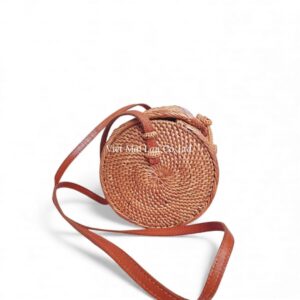 Natural Woven Rattan Bag