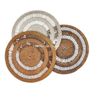 Natural Woven Rattan Placemat