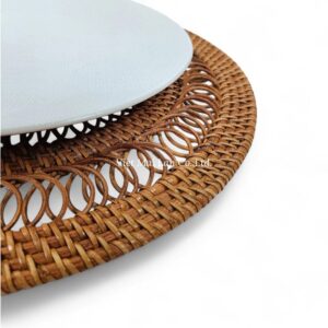 Natural Woven Rattan Placemat