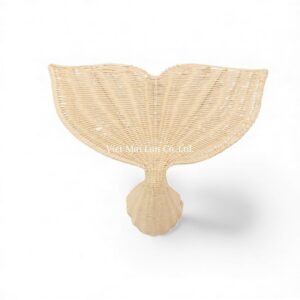 Ocean Mermaid Tail Rattan Kids Wall Decor