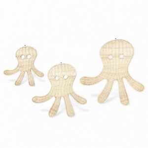 Octopus Rattan Kids Wall Decor