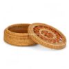 Organic Round Rattan Box