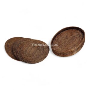 Oval Rattan Placemat Set