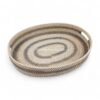 Oval Rattan Tray with Handles