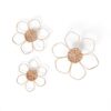 Pastel Flower Rattan Kids Wall Decor