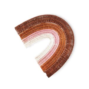 Rainbow Rattan Kids Wall Decor