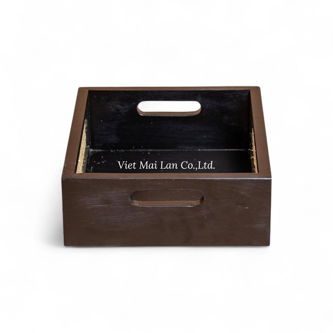 Rattan Box with Handles