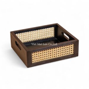 Rattan Box with Handles