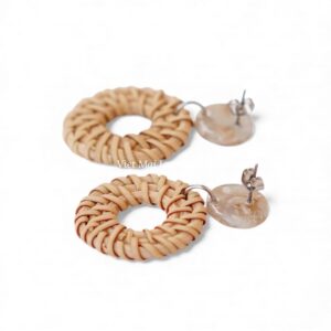Rattan Earrings
