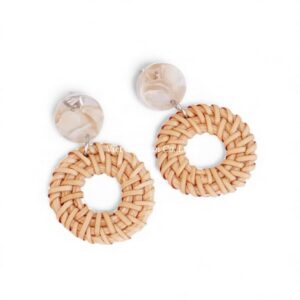 Rattan Earrings