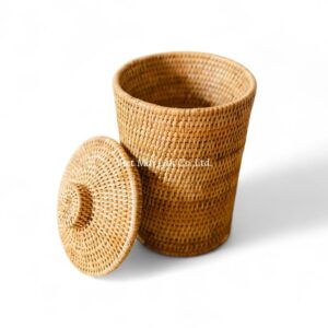 Rattan Laundry Basket with Lid