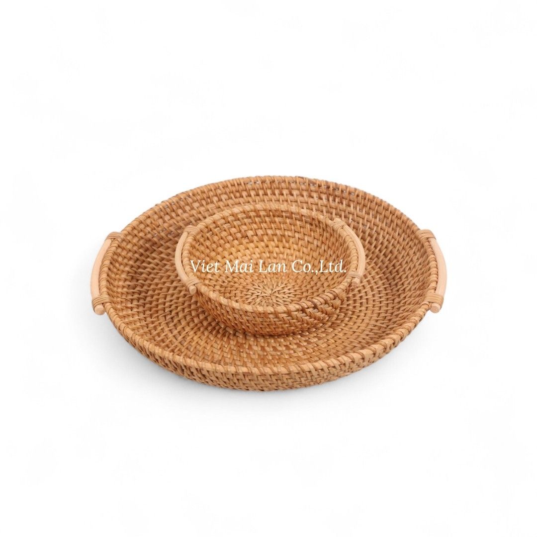 Rattan Tray Gift Set