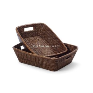 Rattan Tray Set of 2