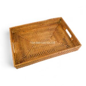 Rattan Tray with Handles