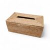 Rectangular Rattan Tissue Box