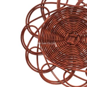 Red Rattan Kids Wall Decor