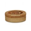 Round Handmade Rattan Box