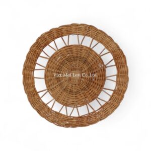 Round Handmade Rattan Placemat